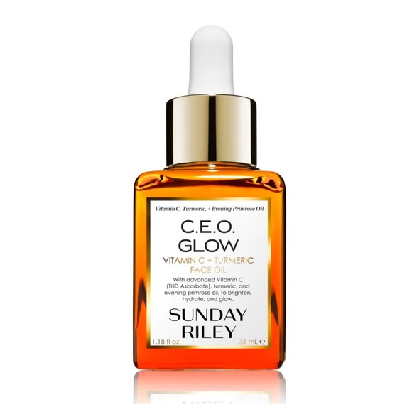 Sunday Riley CEO Glow vitamin c + turmeric face oil - brand new .5 fl oz - Picture 6 of 11
